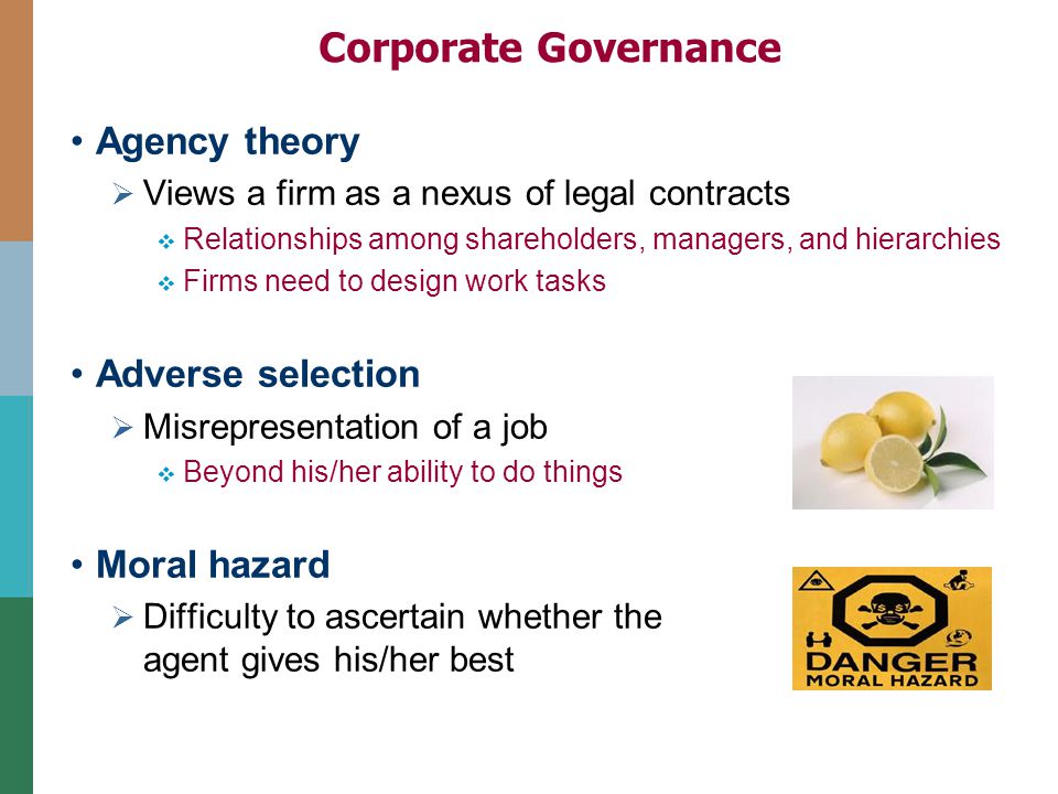 The legal concept of agency